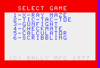 X-RAY MAZE - Title Screen